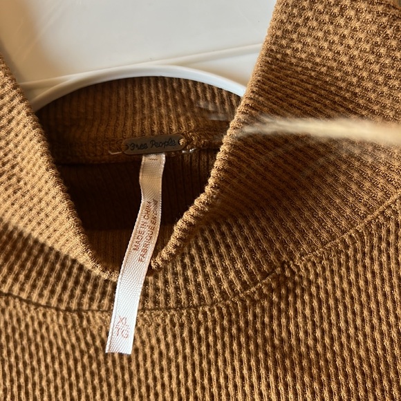 NWOT Free People Sienna Switch It Up Cuff Thermal Top XL - Picture 12 of 13